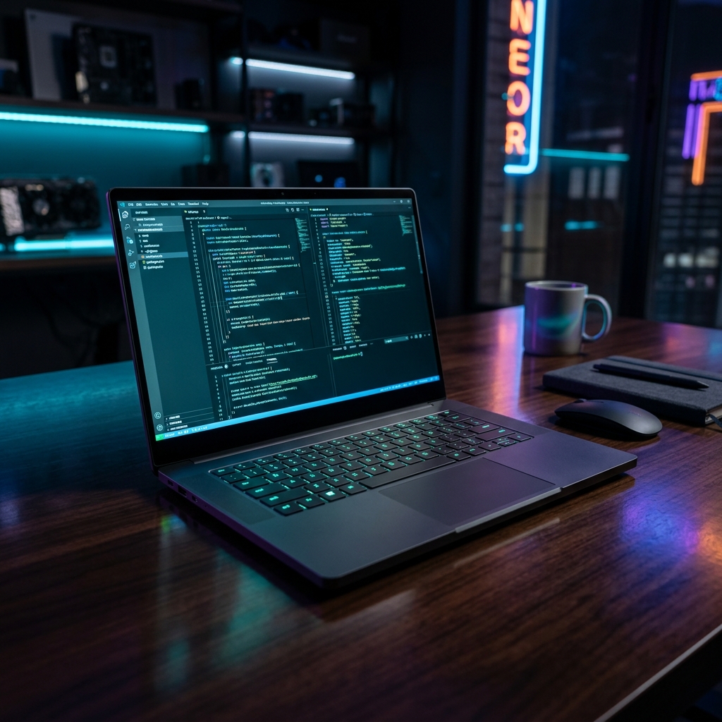 MacBook Pro 16 inch space grey developer setup